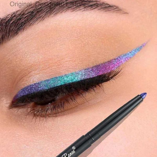 Подводка для глаз Glitter Aurora Подводка для глаз Ручка Multi Chrome Подводка для глаз Прочные блестящие металлические тени для век Лежащий шелкопряд Зеленый Фиолетовый Пигменты для макияжа Q240119