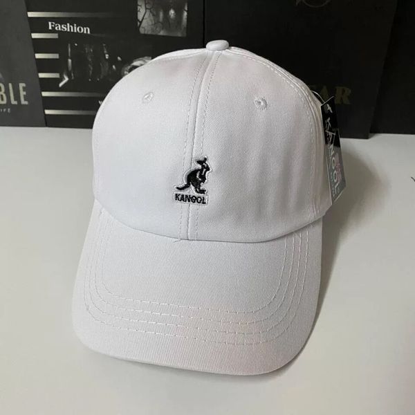 Cap de beisebol Kangol Kangaroo bordado Bonga bordada Capinho de beisebol feminino Casual Cap capitão de chapéu de proteção solar ao ar livre para homens Designer Hat 332 67