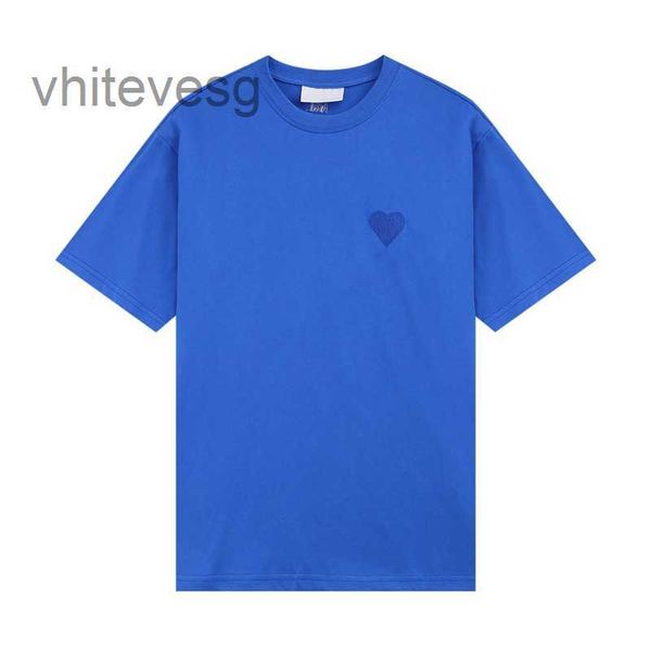 Jogar Marca Mens Camisetas Mais Novo Mens Mulheres Designer de Luxo Camiseta Moda Masculina Casual Camiseta Homem Roupas Pequeno Coração Vermelho Chuan Kubao Ling Polo Camisa Fv RGAK