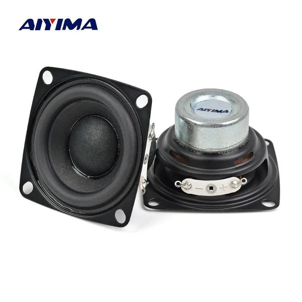 Altoparlanti AIYIMA 2 pezzi altoparlanti full range da 2 pollici 20 core 4 Ohm 10W appassionato fai da te arco piatto bordo in gomma magnete al neodimio altoparlante HiFi