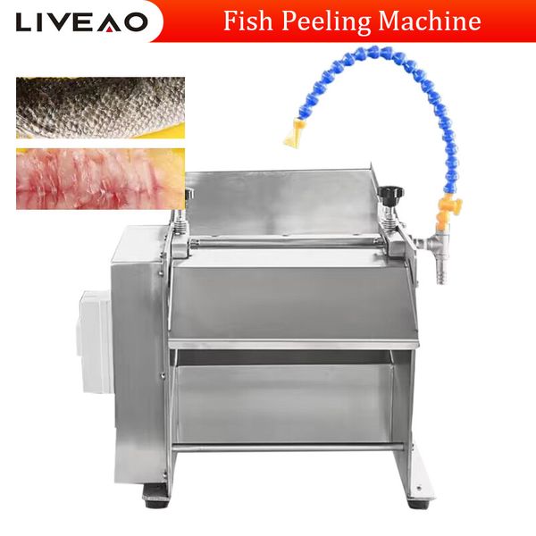 Máquina de remoção de pele de peixe, máquina de esfola de peixe, lula, tilápia, máquina de processamento de limpeza