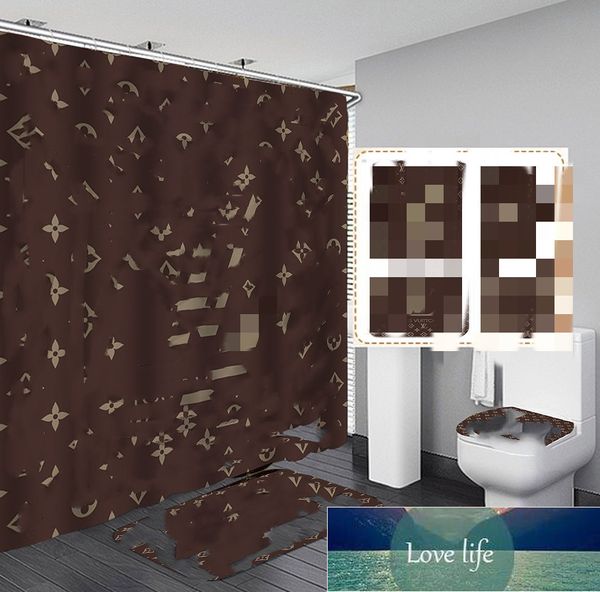 Tenda da doccia fresca con stampa digitale creativa all'ingrosso Varietà di modelli Tessuto impermeabile a prova di muffa con perforazione gratuita