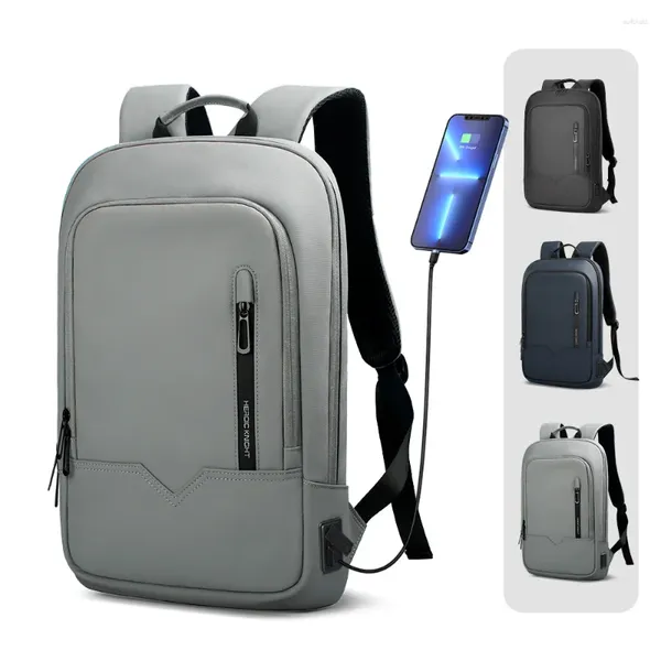 Rucksack Herren Business Slim Arbeit Wasserdicht 14