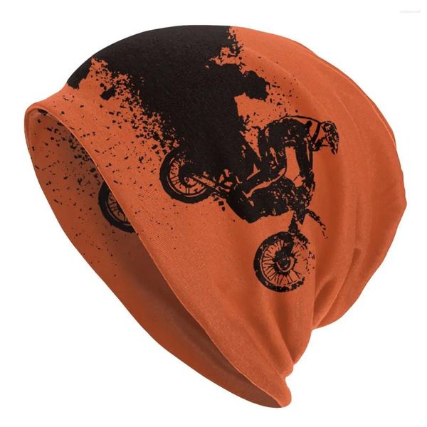 Berets Motorrad Coole Motorhaube Hüte Strickmütze Hip Hop Herbst Winter Straße Skullies Beanies Herren Damen Erwachsene Warme Dual-Use-Kappen