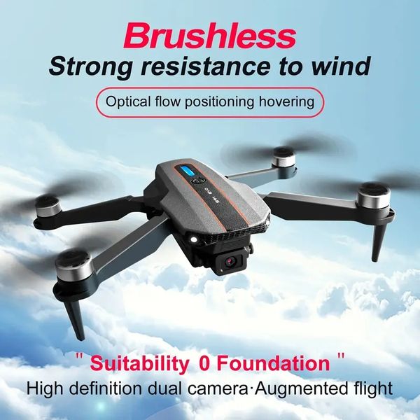 S91 Ferngesteuerte Drohne mit HD-Dual-Kamera, Track Flying, One Key Surround, Smart Follow, bürstenlosem Motor, selbstgesteuerter Drohne mit optischer Flusspositionierungsfunktion