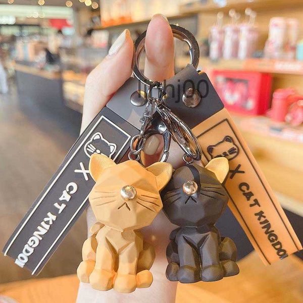 Schlüsselanhänger Lanyards Nordischer Stil Mechanische Katze Mode Taschenanhänger Trend Paar Zubehör Auto Schlüsselbund Innenhof Groß G2305250N52