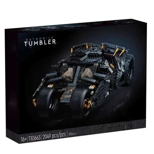 Blocos 2049 Pelotas Tijolos O Batmobile Tumbler BatPod Motocicleta Conjunto Modelo Blocos de Construção Meninos Presentes de Aniversário Crianças Brinquedos Para Crianças 240120