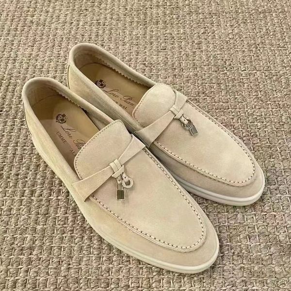 7a alta qualità Nuove scarpe eleganti calde al coperto Ufficio escursione piatta Mocassino alla caviglia loro Charms Walk pianas Mocassini da donna Casual viaggio nero bianco sneaker Designer di scarpe