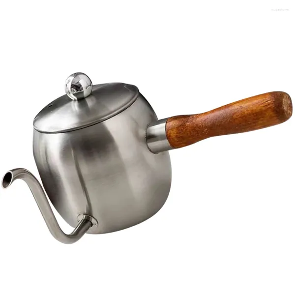 Conjuntos de louça de café Chaleira Gooseneck Fogão Top Bico Pour Over Maker Pequeno Aço Inoxidável