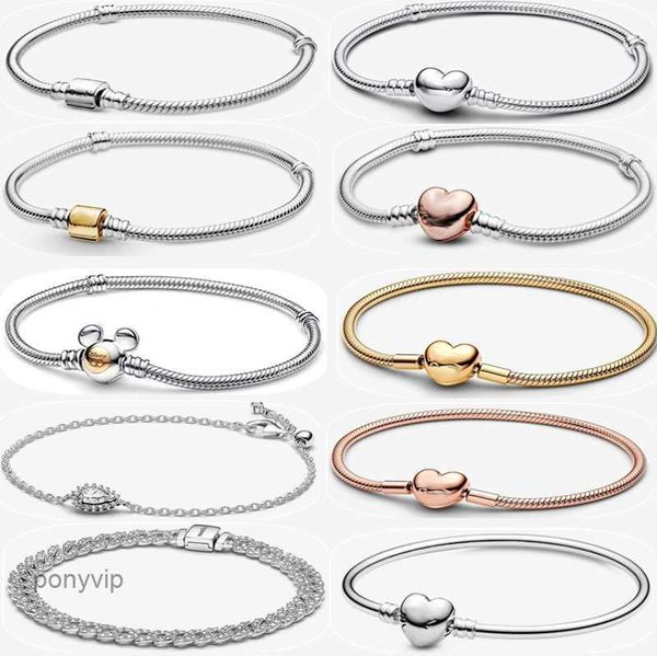 Beliebte hochwertige Designer-Armbänder für Frauen, Weihnachten, Neujahr, Schmuck, Mode, Luxus-Geschenk, DIY, passend für Pandoras, zeitloses Kettenarmband-Set mit Origin MLDE