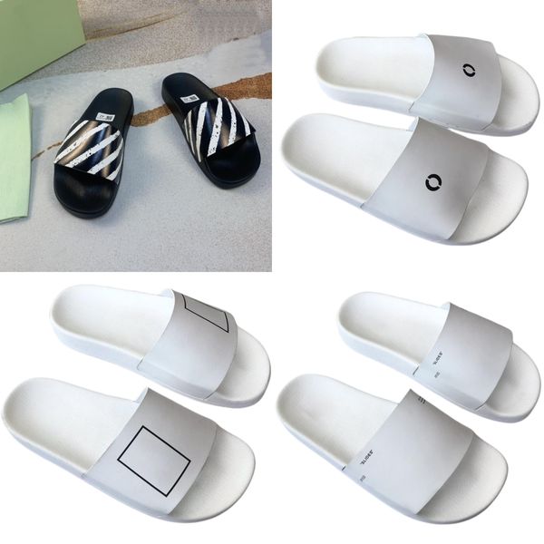 Hot plana homem slide mulher chinelo sapato branco designer tazz chinelos de couro mulher mens sandália sapatos de luxo praia sandale escritório verão homem sapato tamanho 35-45