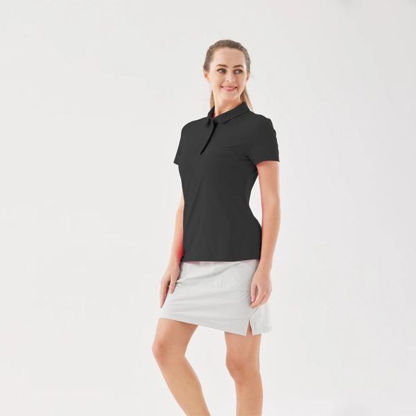 Hemden Frauen Kurz 50+ UV -Schutzhülle Polo Golfhemden Schnell trocken leichte Tennis Tee Tops Casual Fashion Ladies T -Shirt Sport