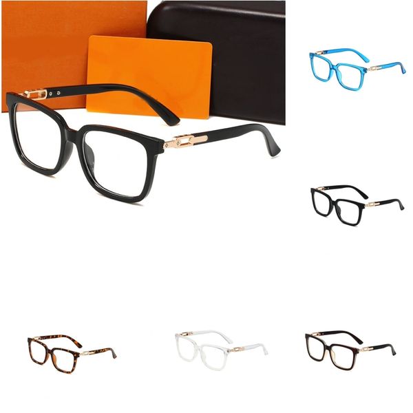 Occhiali da sole firmati da uomo occhiali quadrati occhiali da sole trasparenti occhiali da vista moda lettere laterali sonnenbrille occhiali da sole polarizzati per donna hg088