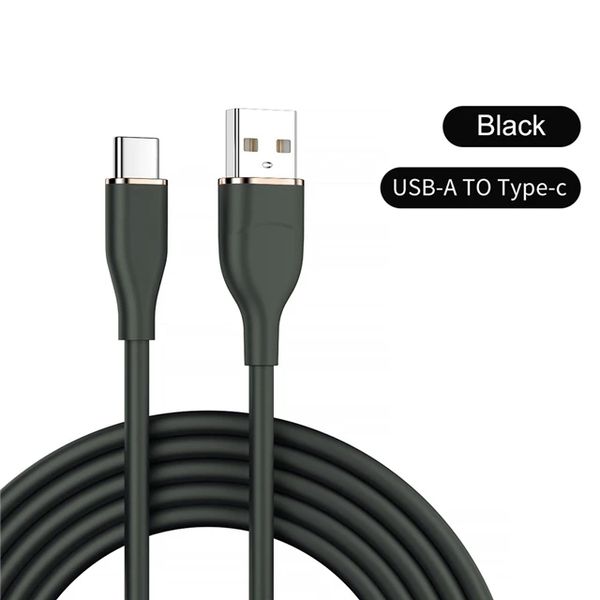 Cavo USB A a tipo C da 2M 66W Cavo caricabatterie PD a ricarica rapida Cavo USBC Cavo 6A TypeC per Xiaomi Samsung Huawei Macbook iPad