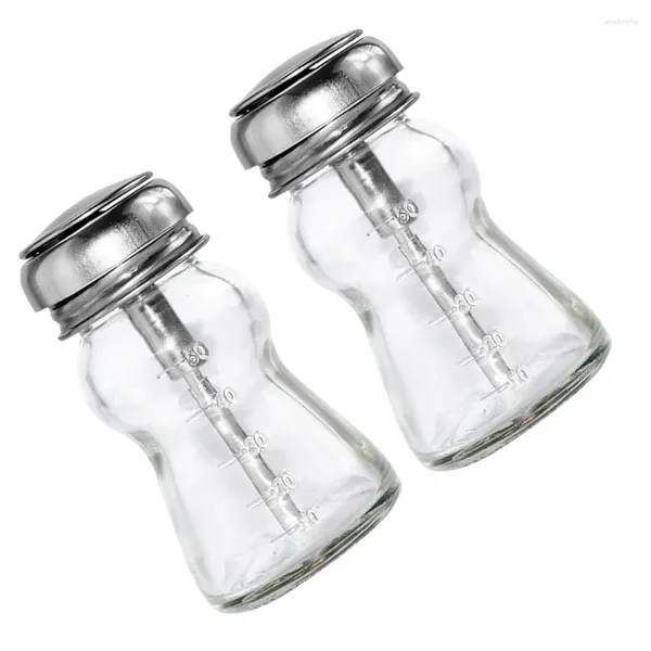 Nagelgel, 2 Stück, Mehrzweck-Pumpen-Glasflasche, Alkohol-Nagellack-Entferner