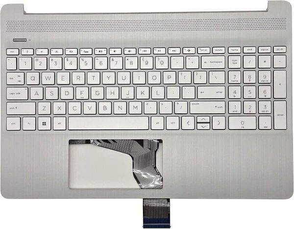 Original neue Für HP 15-DY 15-EF 15S-EQ 15S-FQ Palmrest Ober Fall Tastatur Mit Hintergrundbeleuchtung L63579-001