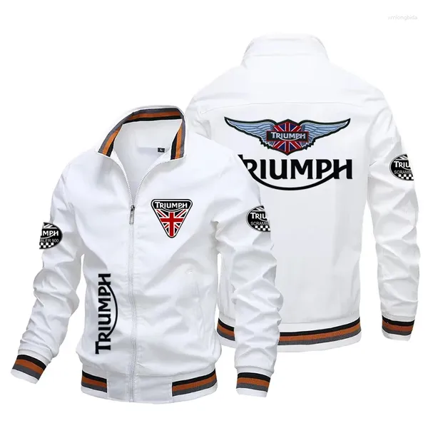 Jaquetas masculinas 2024 roupas de marca e agasalhos ao ar livre casual motocicleta jaqueta bomber