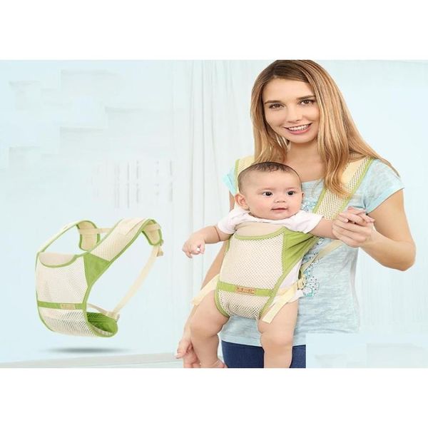 Träger Slings Rucksäcke Neue Atmungsaktive Vorne Sommer Babytrage Für Mama Sling Rucksack Neugeborenen Bund Pouch Wrap Kangar Dhyna