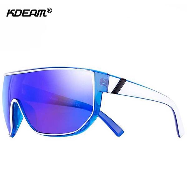 Sonnenbrille KDEAM Happy Übergroße Männer Sonnenbrille Mit Designer Box Mode Große Sonnenbrille Frauen anteojos de sol UV400 YQ240120