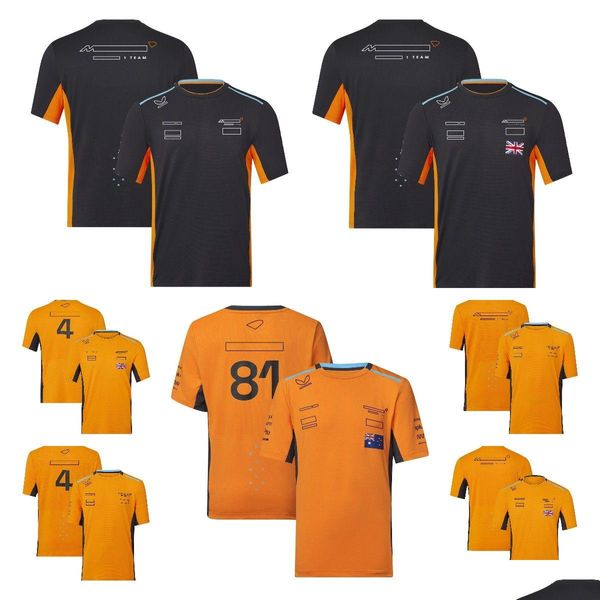 Motorradbekleidung F1 Rennanzug 2023 Neues Team Kurzarm-T-Shirt Herren Sommersport Schnelltrocknende Kleidung Anpassung Drop Deli Otmhn