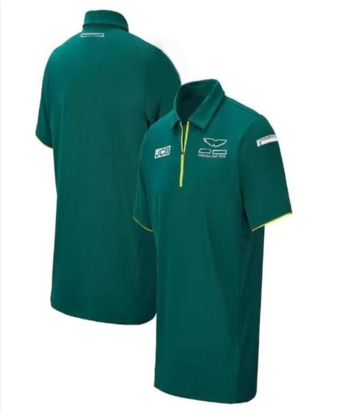 F1 Tshirt 2021 nuova squadra F1 tuta da corsa a maniche corte Tshirt Polo trasmissioni stampa abiti da lavoro auto vestiti personalizzati9218769