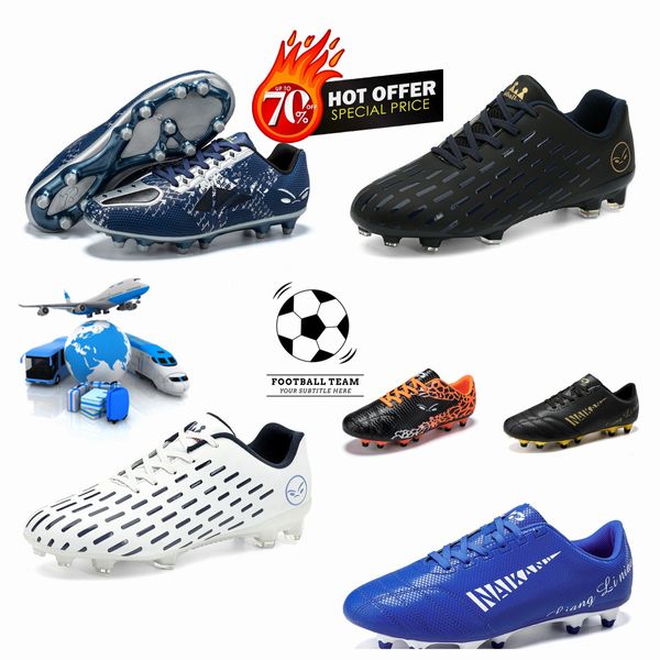 Marke meistverkaufte Outdoor FG heißblütige Kampfstiefel Herren Sport Fußballschuhe goldene Sonne gelbe Stoßdämpfung Nägel rutschfeste Schuhe