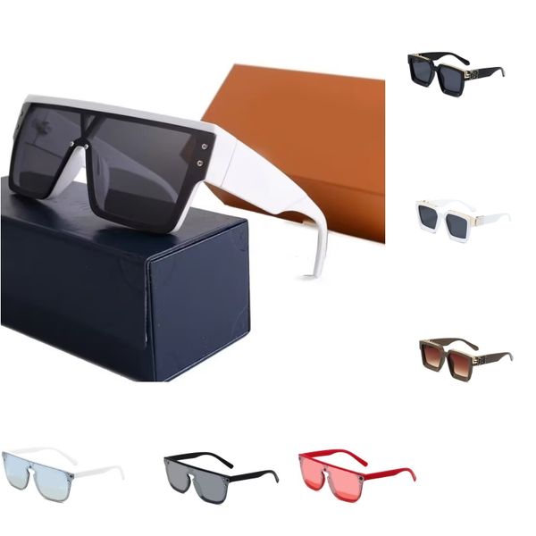 Designer-Sonnenbrille mit großem Rahmen für Damen, Millionäre, Herrenbrille, Hip-Hop-Modebrille, Outdoor-Strandbrille, Lunette Homme HG089