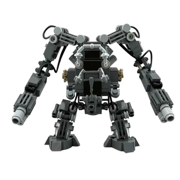 Bloklar MOC Film Matrixed-Robot Apu Fikirleri MOC Mech Combat Set Yapı Blonları Model Kitler Çocuklar İçin Oyuncaklar Çocuk Hediyeleri Erkek Hediyeleri 240120