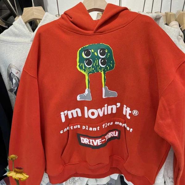 Erkek Hoodies Sweatshirts 3D Köpük Prin CPFM Kapüşonlu Sweatshirts Yüksek Kaliteli Gerçek Fotoğraf Erkek Kadınlar Sokak Hip Hop Stili CPFM Kazak J240120