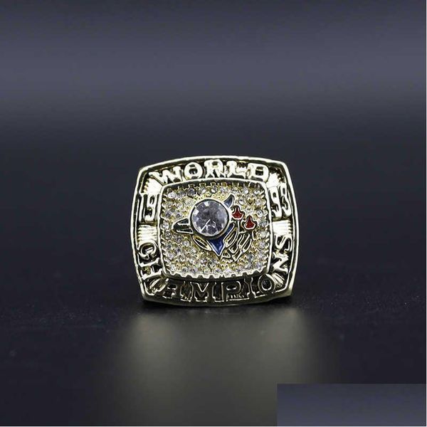 Rings de banda 1993 Toronto BlueBird Hansen Player Nome do Baseball Championship Ring Drop Entrega Jóias DHGPF