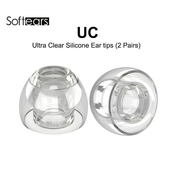 Accessori Softears UC Auricolari in silicone ultra trasparente Auricolari 1 carta (con 2 paia) per auricolari Inear Volume FD3 KATO
