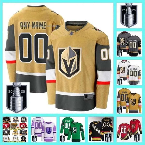 Vegas''golden''knights''2023 Stanley Cup Trikots Benutzerdefinierte Hockey Jjjj Jack Eichel Mark Stone William Sson Alex Pietrangelo Jonathan Sie 9582 3157