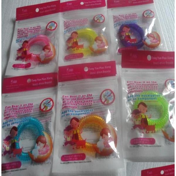 Cancelli di sicurezza S Bracciali a molla repellenti per zanzare Anti puro naturale Bracciale per bambini Anello a mano 2000 Pz lotto3613608 Consegna a goccia Tappetino per bambini Dhsvg