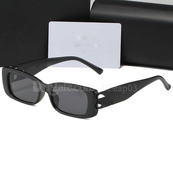Designer-Sonnenbrillen für Damen, klassische Brillen, Goggle, Outdoor-Strand-Sonnenbrillen für Herren, Mix aus Vintage mit Box