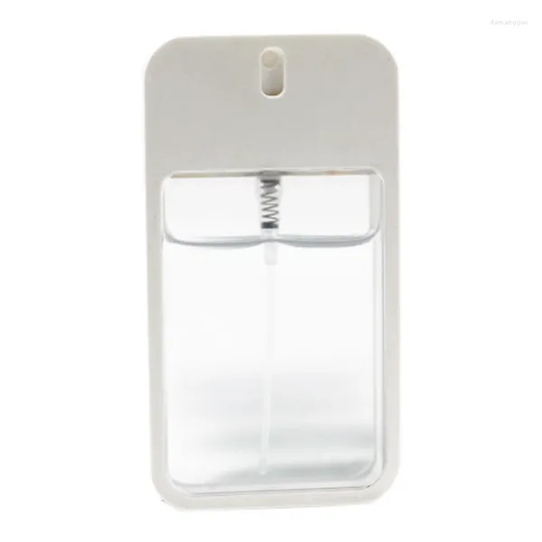 Garrafas de armazenamento 40ml cartão spray garrafa forma perfume recarregável vazio tipo plano fino névoa atomizador sub-garrafa ferramentas