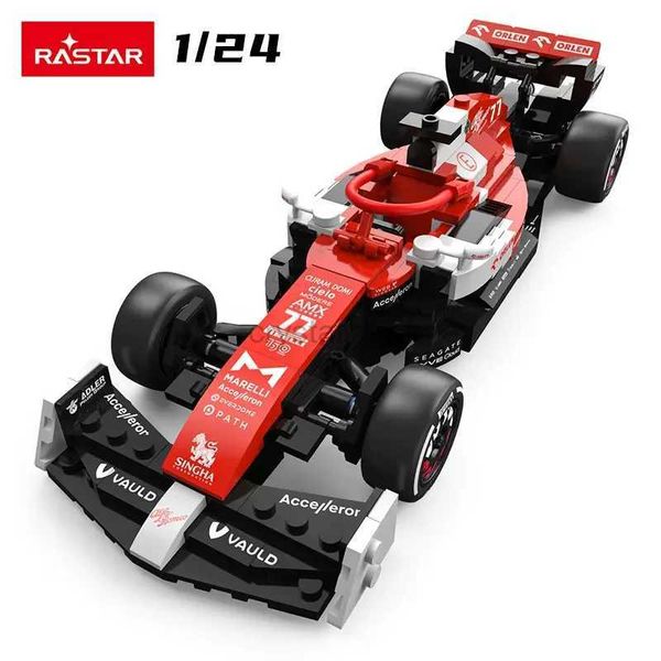 Blocchi Nuovo 2022 1/24 Alfa Romeo C42 Formula Auto da corsa Building Blocks Modello di assemblaggio di giocattoli Veicolo Mattoni per bambini Regali di compleanno 240120