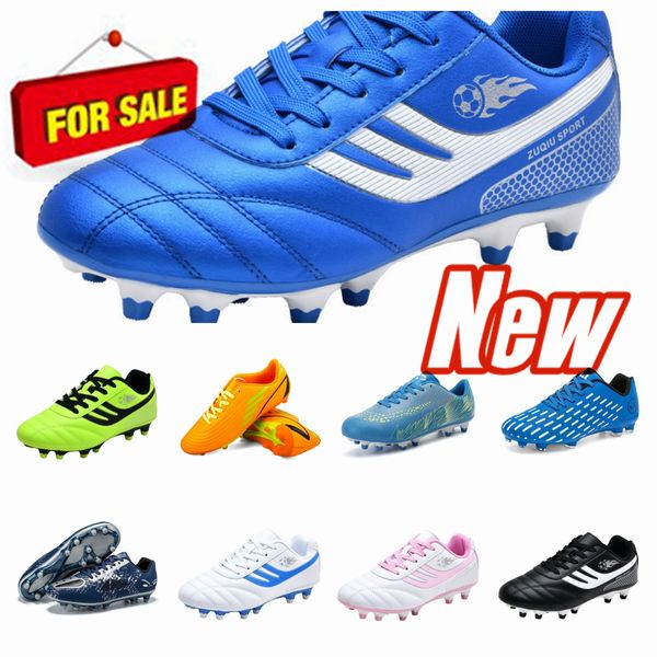 2024 designer de verão ao ar livre sapatos de futebol masculino e feminino botas de futebol grade sapatos de treinamento adesivo esportes futebol studs anti deslizamento sapatos