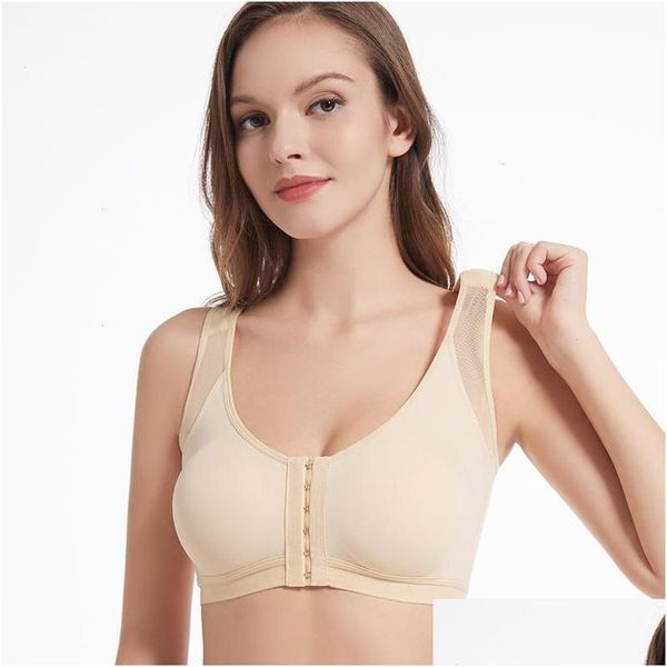 Reggiseni Donna Post Chirurgia Chirurgica Front Open Fl Support Reery Bra Reggiseno non imbottito Aumento del seno Operativo Drop Delivery Abbigliamento Dh0Rg