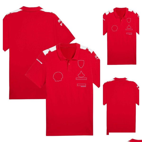 Motorradbekleidung in der Saison 2023: Die neuen Fahrer des F1-Teams tragen kurzärmelige T-Shirts und große, individuelle T-Shirts der Rennserie. Drop Ott0L