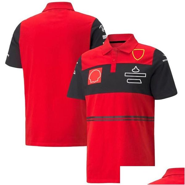 Motorradbekleidung 2023 Neues Forma 1 T-Shirt F1 Racing Team T-Shirts Autofans Lässiges atmungsaktives Hemd Sommer Logo Jersey Hemden Plus Si Otltv