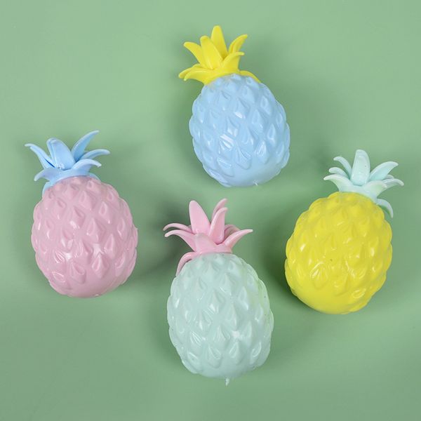 Anti dekompresyon eğlenceli yumuşak ananas topu stres rahatlatıcı oyuncak çocuklar yetişkin kıpır