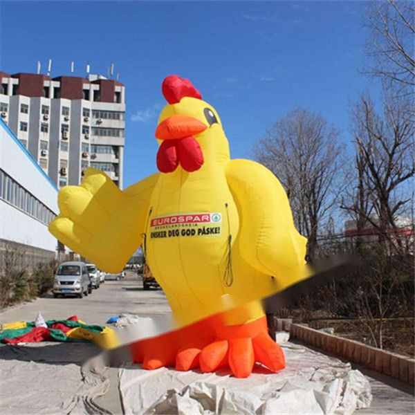 vendita all'ingrosso Pollo gonfiabile Gentalman di alta qualità per la decorazione dell'evento del giorno del ringraziamento Palloncini gonfiabili Modello della mascotte della Turchia