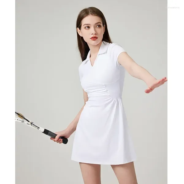 Active Sets 2024 Tenniskleid Lu Plüsch Ballsport Plissee Golf Damen Zweiteiler Set