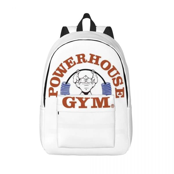 Sacos ppowerhouses mochila moda ginásio logotipo kawaii mochilas estudante unisex treino padrão sacos de escola personalizado presente natal