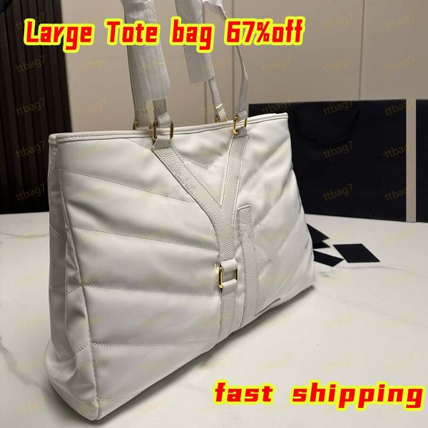 10a große Totes Bag Designer Handtasche für Frauen Patent Leder Cassandre Bag Travel Schulter -Unterarm -Taschen Weekender Zippy Geldbeutel Frauen Shopper Umhängetasche