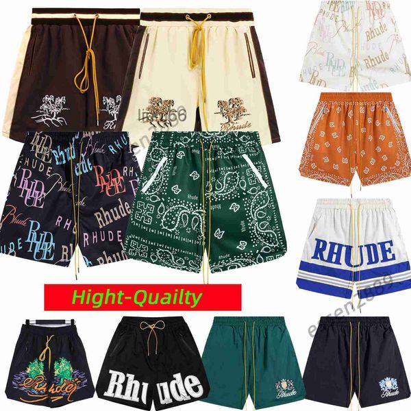 Herren Shorts Rhude Designer Herren Sommer Neue Mode Sport Strand Hohe Qualität Straße Hip Hop Stil Multi US Größe S-XL Lu1gOH8V