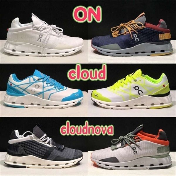 sulla scarpa Designer 2023 scarpe su cloudnova Z5 sneakers da uomo nero Neon bianco eclissi rosa eclissi ferro foglia demin rubino argento arancione basso f