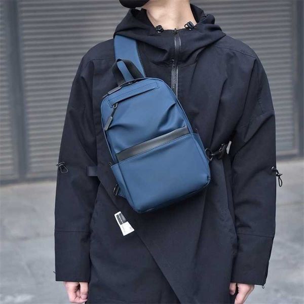 Große Student New Cross Crossbody Pendler Reisetasche Kapazität Brust Stranded Rucksack Trendy Instagram Freizeit Sport