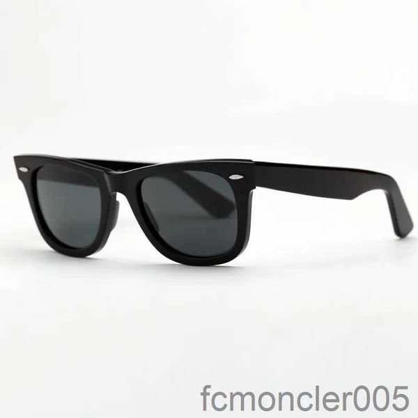 Wayfarer Ray Sonnenbrille Männer Frauen Acetat Rahmengröße 52mm 54mm Glaslinsen Ban Sonnenbrillen für Männer Gafas de Sol Mujer mit Box GDF5 Q1SQ