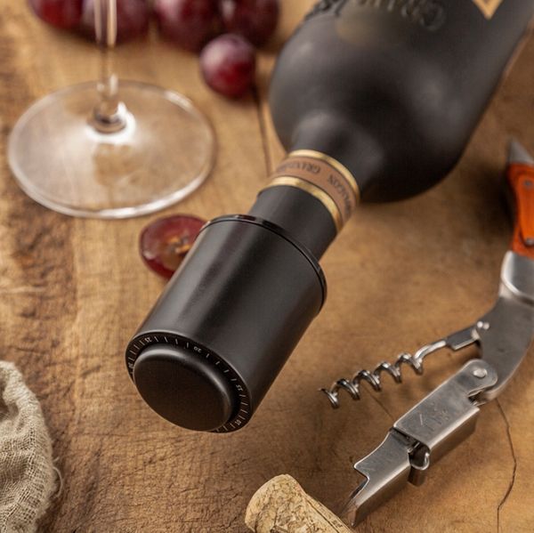 Neuer Weinflaschenverschluss, echte Vakuum-Weinverschlüsse, wiederverwendbarer Weinkonservierer, Weinkorken, hält frisch, beste Geschenke für Weinliebhaber